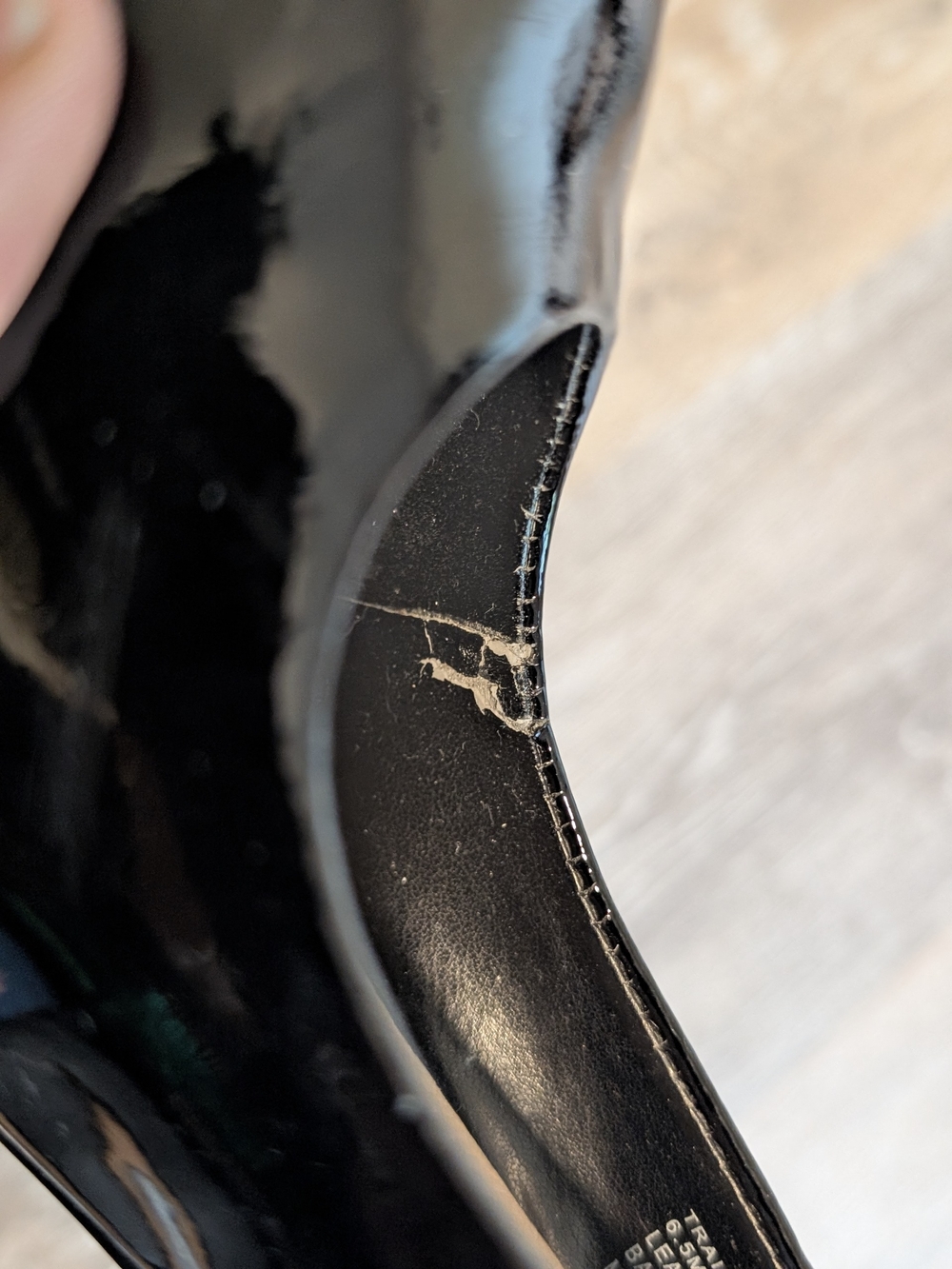 Steve Madden "Traisie" Black Patent High Heel Pumps - Picture 8 of 9